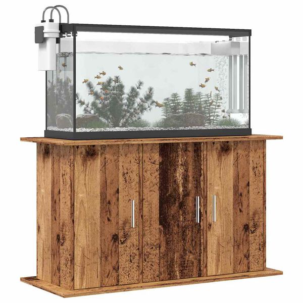 vidaXL Aquarium Stand Old Wood 101x41x58 cm Engineered Wood