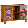 vidaXL Sideboard Multicolour 90x35x60 Solid Wood Acacia