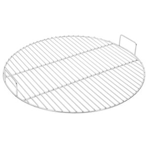 vidaXL BBQ Grill Grate with Handles Round &Oslash;54 cm 304 Stainless Steel