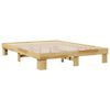vidaXL Bed Frame without Mattress 140x200 cm Solid Wood Oak