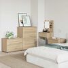 vidaXL Storage Cabinet Sonoma Oak 80 x 48 x 57 cm Engineered Wood