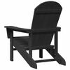 vidaXL Garden Chair 2 pcs Black 82 x 74 x 92 cm Polyethylene