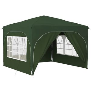 vidaXL Pop-up Party Tent 290 x 290 x 245 cm Green