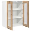 vidaXL Hanging Cabinet with Storage Riga Artisan Oak 60 x 31 x 80 cm