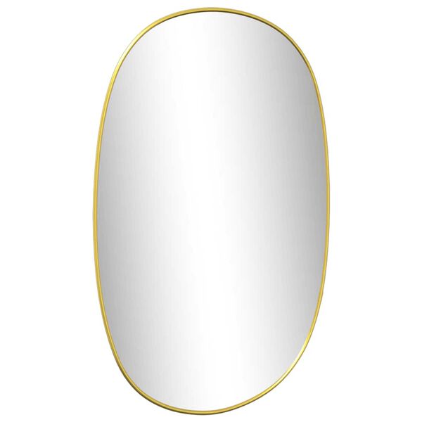 vidaXL Wall Mirror Gold 50x35 cm