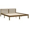 vidaXL Bed Frame without Mattress Honey Brown 160x200 cm Solid Wood