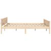 vidaXL Bed Frame without Mattress Solid Pinewood 140x200 cm