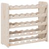 vidaXL Wine Rack 67,5x25x60 cm Solid Wood Pine