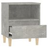 vidaXL Bedside Cabinets 2 pcs Concrete Grey 40x35x50 cm