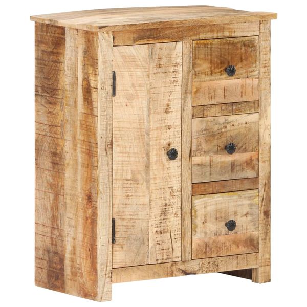 vidaXL Sideboard 59x35x75 cm Rough Mango Wood
