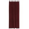 vidaXL Blackout Curtains 2 pcs Wine Red 140 x 245 cm Velvet