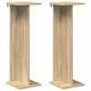 vidaXL Plant Stand 2 pcs Sonoma Oak 25 x 25.5 x 80.5 cm
