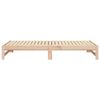 vidaXL Pull-out Day Bed without Mattress 2x(90x200) cm Solid Wood Pine