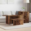 vidaXL Console Table Old Wood 91.5 x 35 x 38.5 cm Engineered Wood