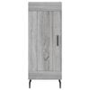 vidaXL Highboard Grey Sonoma 34.5x34x180 cm Engineered Wood
