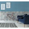 Grosfillex Wallcovering Tile Accent 9 pcs 15.4x120 cm Andaluz Blue
