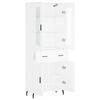 vidaXL Highboard White 69.5x34x180 cm Engineered Wood