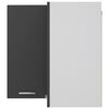 vidaXL Hanging Corner Cabinet Lyon Grey 57x57x60 cm Engineered Wood