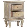 vidaXL Bedside Cabinet 40x30x55 cm Solid Mango Wood