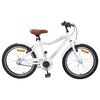 vidaXL Kids Bike 24 Inches for 8-12 Years Old white