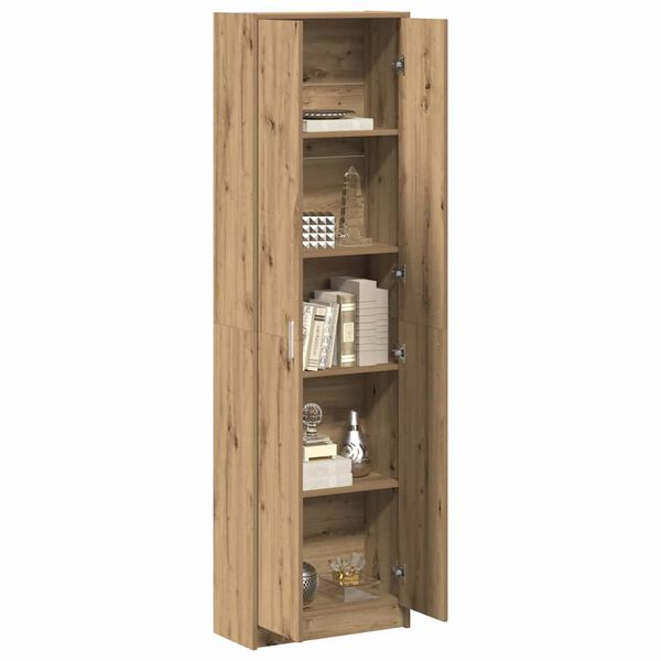 vidaXL Wardrobe with Door Artisan Oak 55 x 25 x 189 cm Engineered Wood