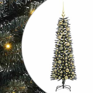 vidaXL Artificial Christmas Tree with 150 LEDs with Stand Green 120 cm