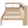vidaXL Bookcase Bed without Mattress 90x190 cm Single Solid Wood Pine
