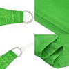 vidaXL Sunshade Sail 160 g/m&sup2; Light Green 3.5x3.5x4.9 m HDPE
