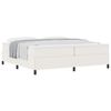vidaXL Bed Frame Cream 200 x 200 cm Corduroy fabric