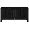 vidaXL Garden Storage Box Black 108x42.5x54 cm Solid Wood Pine