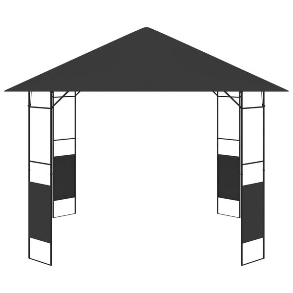 vidaXL Garden Gazebo 3x3 m Anthracite 160 g/m&sup2;