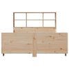 vidaXL Bookcase Bed without Mattress 120x190 cm Small Double Solid Wood