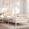 vidaXL Bed Frame without Mattress 100x200 cm Solid Wood