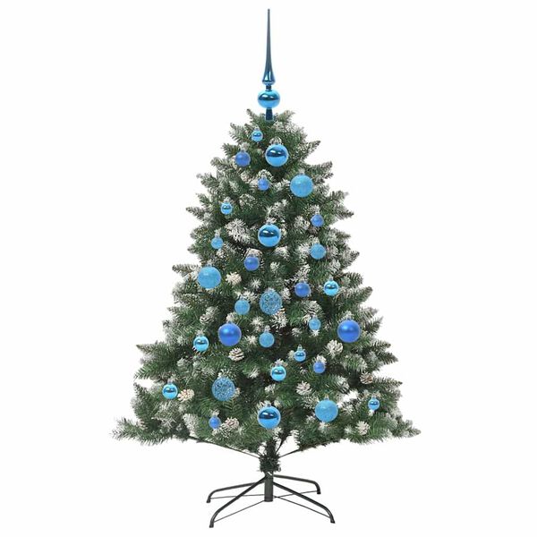 vidaXL Artificial Christmas Tree with 150 LEDs with Stand Green 120 cm