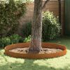 vidaXL Lawn Edging 4 pcs Rusty 450 x 0.05 x 25 cm Weather Steel