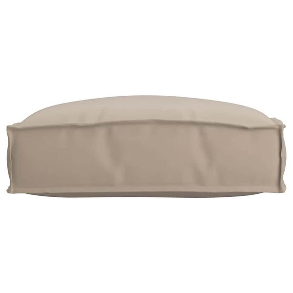 vidaXL Pallet Cushion for suitable for Seat Taupe 50 x 50 x 12 cm