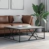 vidaXL Coffee Table Grey Sonoma 100x100x40 cm Engineered Wood
