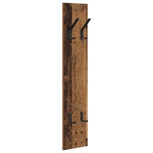 vidaXL Wall-Mounted Coat Rack Wall-mounted Old Wood 20 x 1.5 x 100 cm