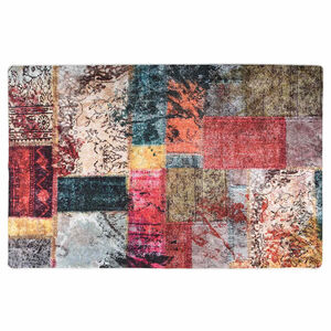 vidaXL Rug | Multicolour | Polyester | 80x150 cm | Area Rug | Rectangular
