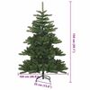 vidaXL Artificial Hinged Christmas Tree Green 150 cm PVC and Steel