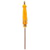 vidaXL Balinese Parasol Yellow (180-190) x 260 cm Cotton and Wood