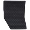 vidaXL Car Mat 4 pcs Black suitable for Renault MEGANE 2016- Rubber