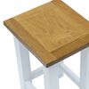 vidaXL End Tables 2 pcs 27x24x37 cm Solid Oak Wood