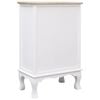 vidaXL Drawer Cabinet White 50x30x80 cm Wood