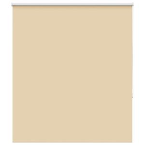 vidaXL Roller Blind Blackout Beige 120x150 cm Fabric Width 116.6 cm Polyester