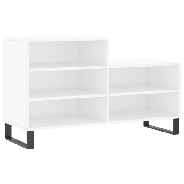 vidaXL Shoe Cabinet White 102x36x60 cm Engineered Wood