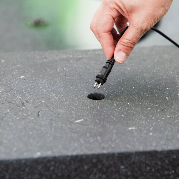 HEISSNER Terrace Fountain Cube 31x31x31 cm Black