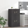 vidaXL Storage Cabinet Black 60 x 40 x 40 cm Cold-Rolled Steel