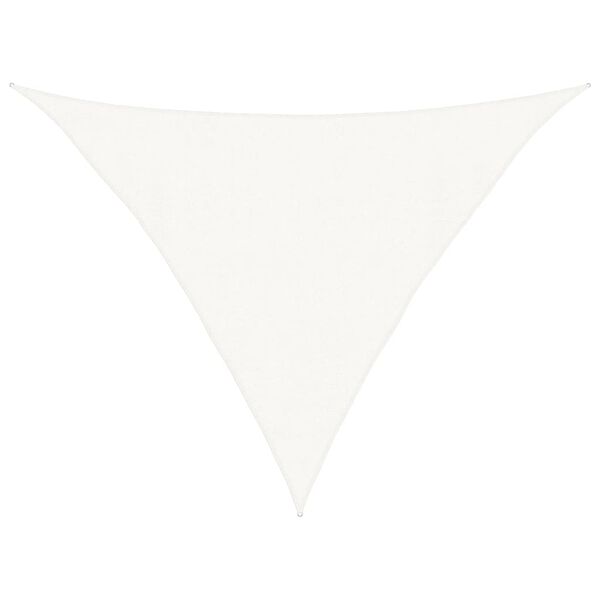 vidaXL Sunshade Sail 160 g/m² White 4x4x5.8 m HDPE