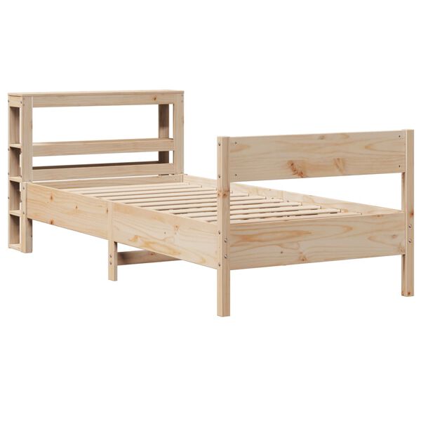 vidaXL Bed Frame without Mattress 90x200 cm Solid Wood Pine